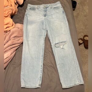 Old Navy Light Blue Straight Leg Jeans